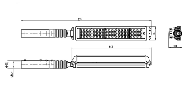 Road LED Luminaire 132W (MAG3)