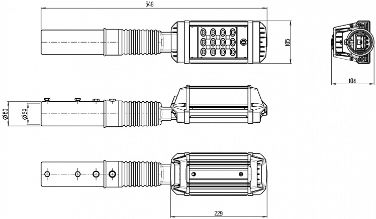 Road LED Luminaire 14W (MAG3)