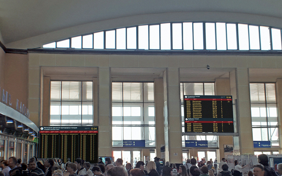 Экран групповой светодиодный «Прибытие /Отправление поездов»